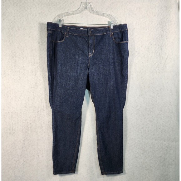 Old Navy SUPER SKINNY Women's Jeans NWOT Size 24 Plus with Stretch Denim - Picture 2 of 10